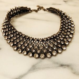 Zara crystal choker with adjustable closure